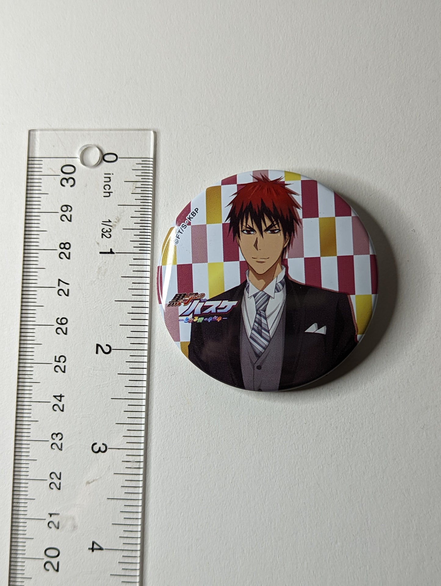 Taiga Kagami Kuroko no Basket Can Badge