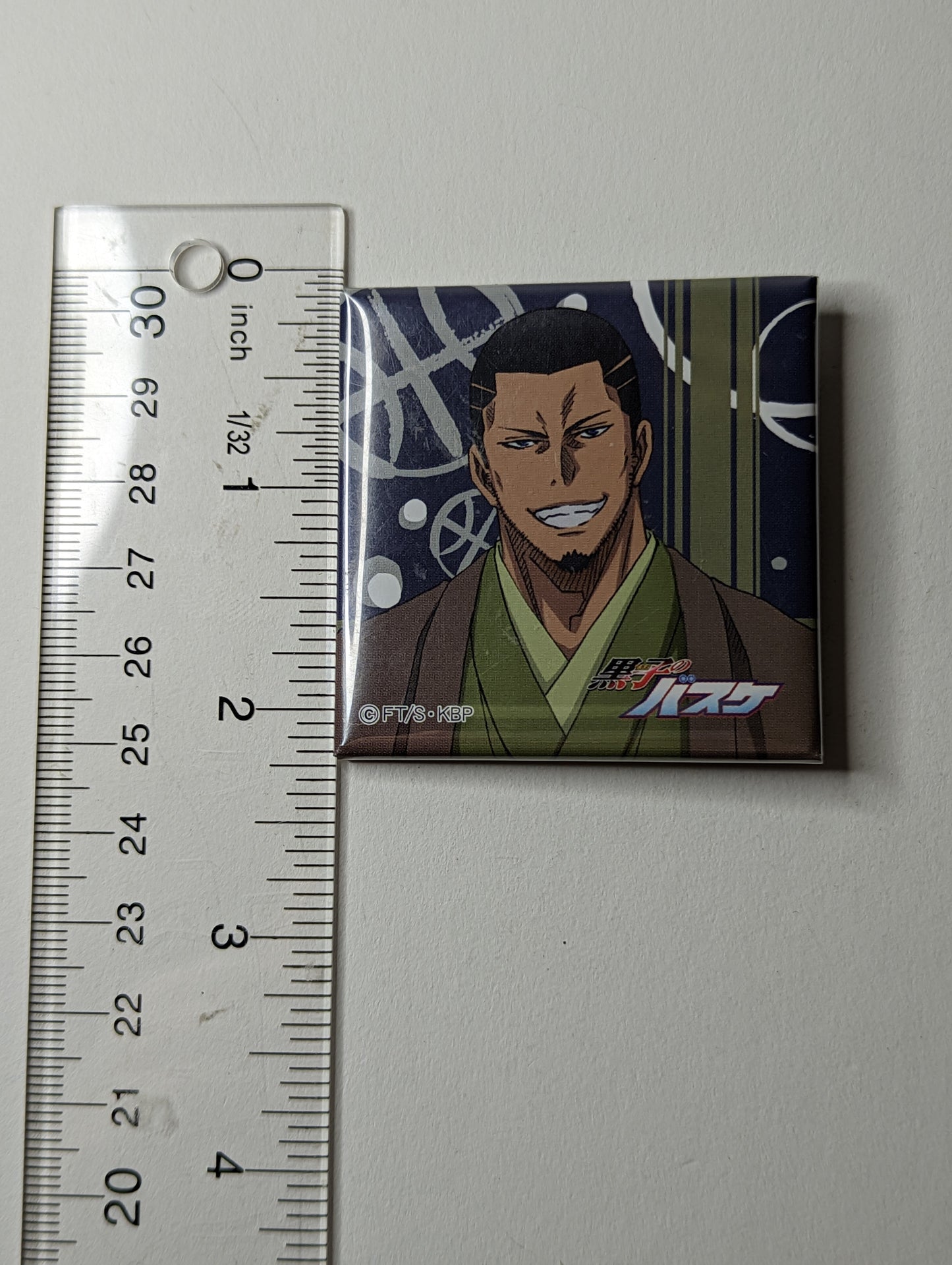 Eikichi Nebuya Kuroko no Basket Can Badge
