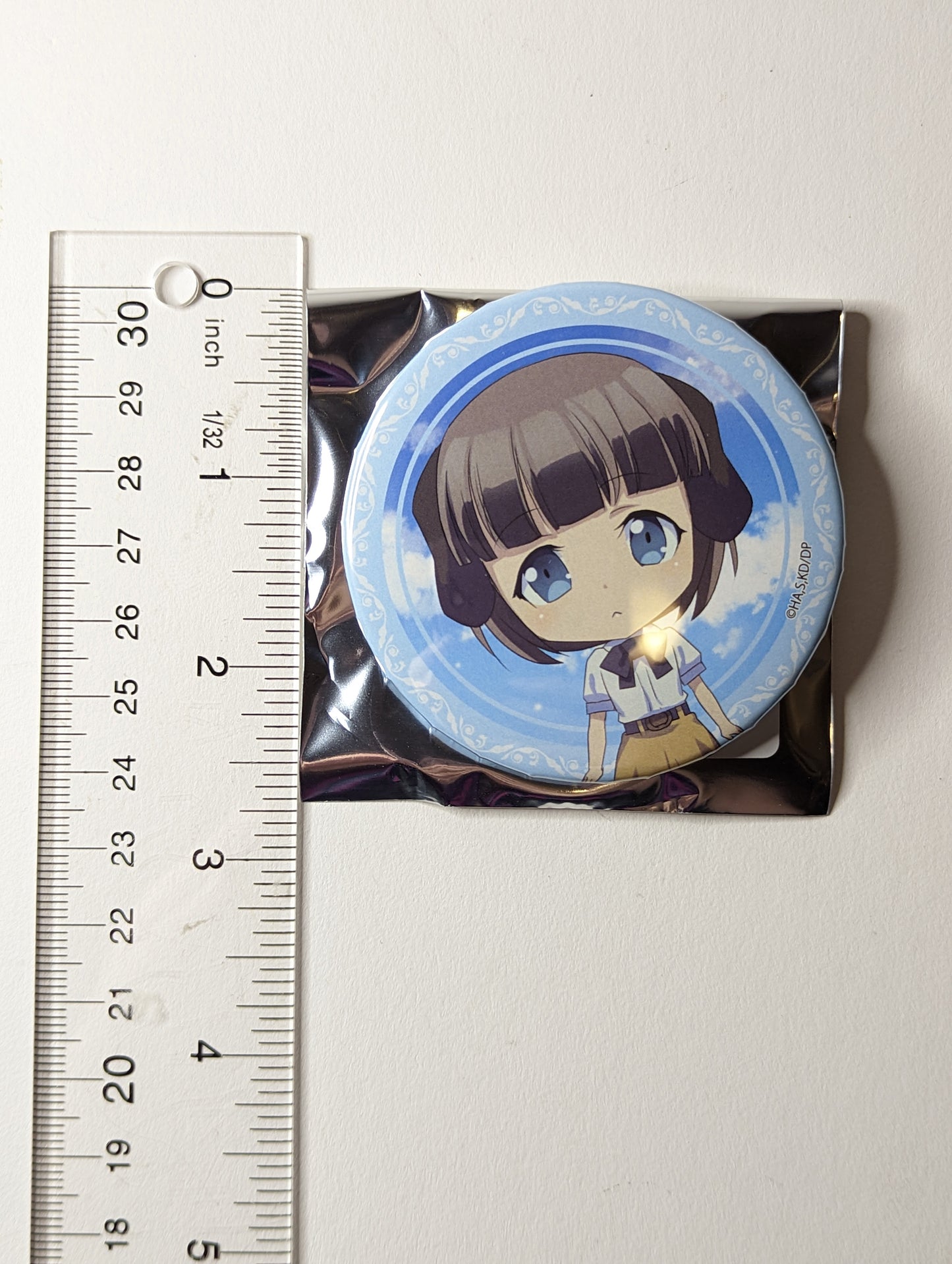 Pochi Death March to the Parallel World Rhapsody Can Badge
