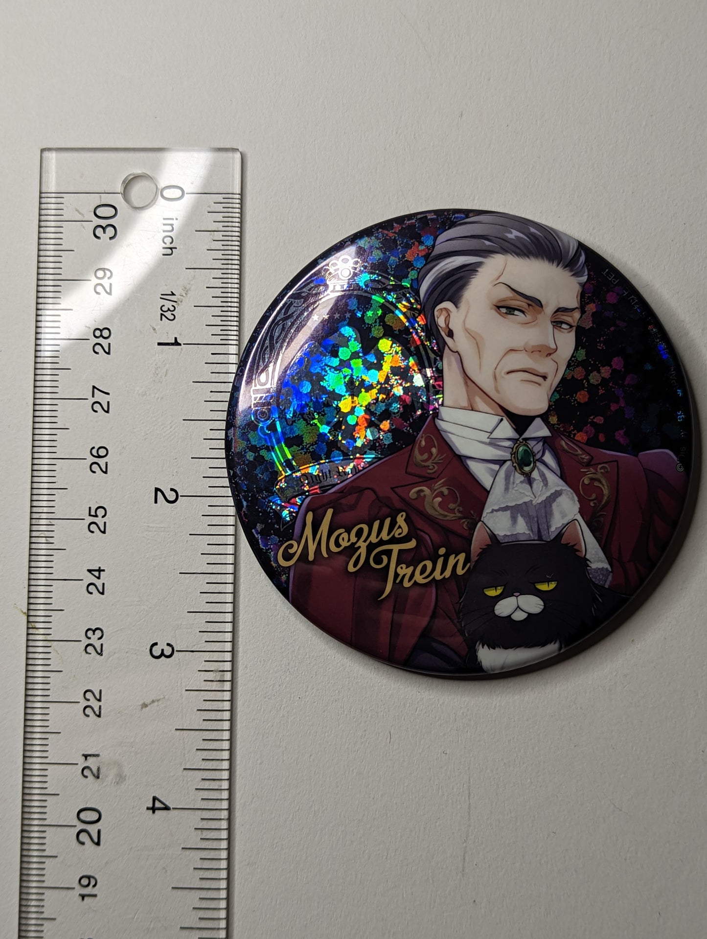 Mozus Trein Twisted Wonderland Can Badge
