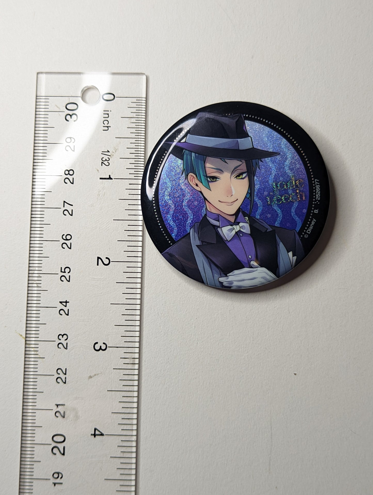 Jade Leech Twisted Wonderland Can Badge