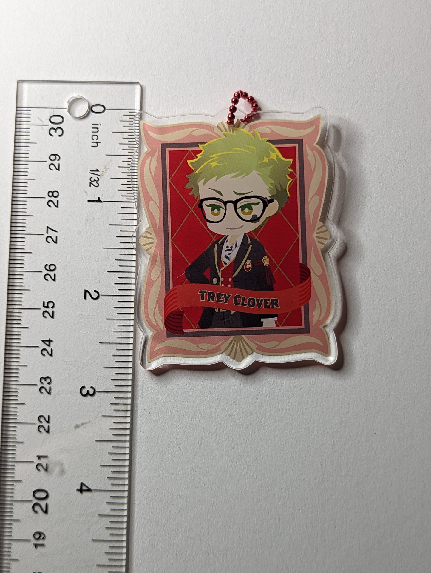 Trey Clover Twisted Wonderland Acrylic Keychain