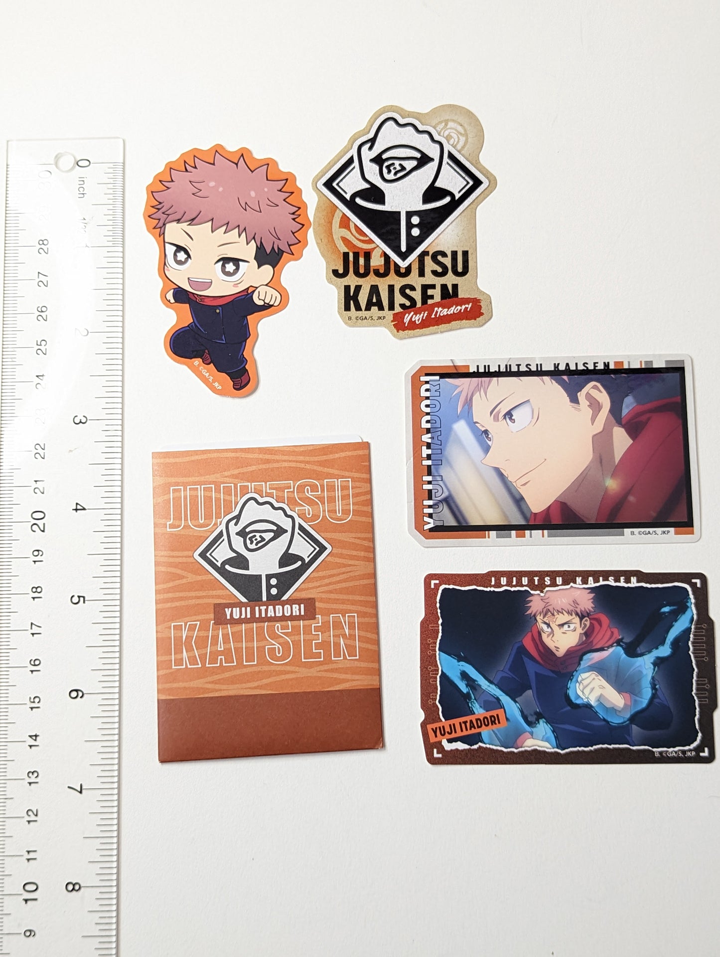 Yuji Itadori Jujutsu Kaisen JJK 4pc Sticker Set