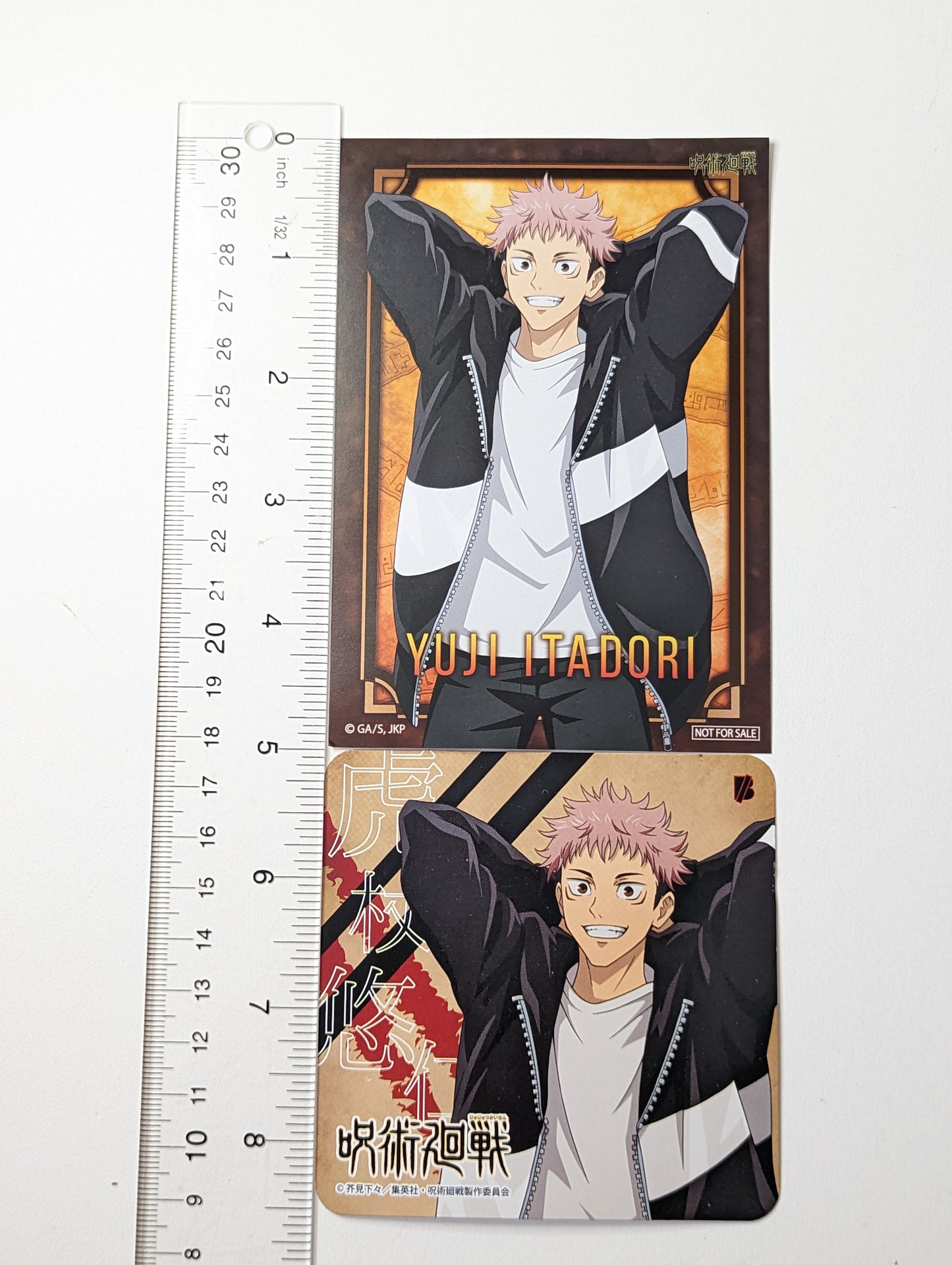 Yuji Itadori Jujutsu Kaisen JJK Card + Coaster Set