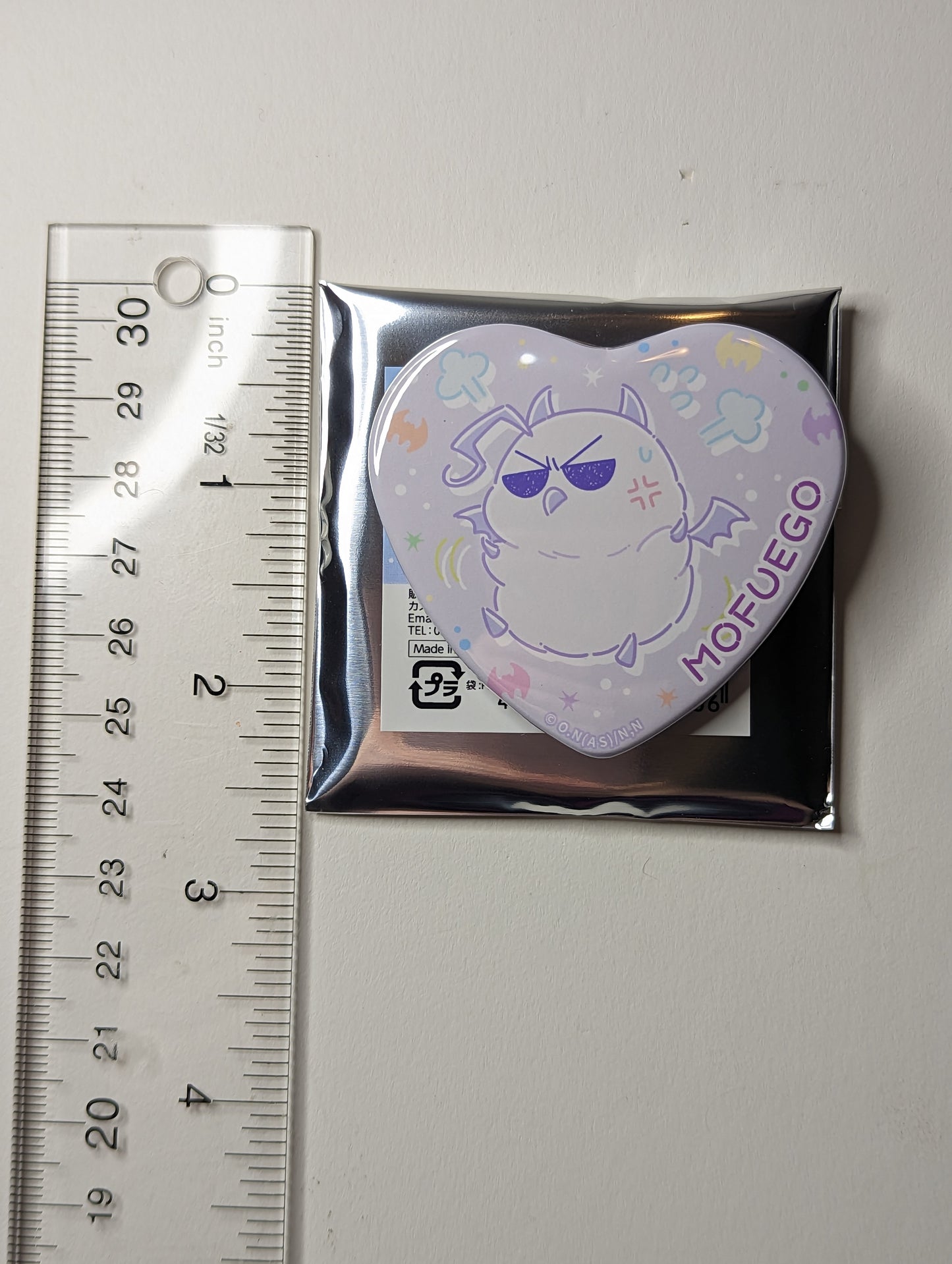 Mofuego Mairimashita Iruma-kun Welcome to Demon School Heart Can Badge