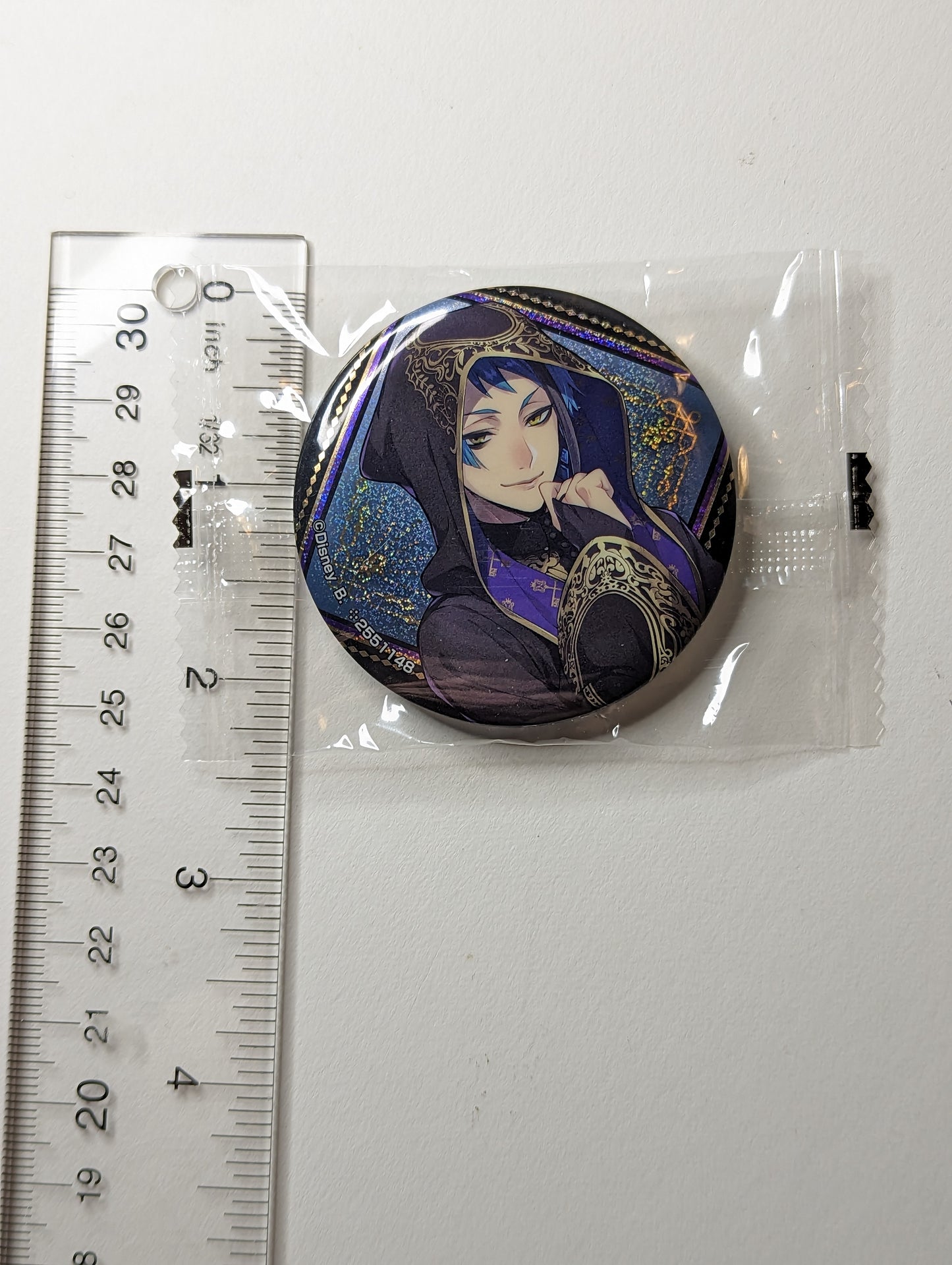 Jade Leech Twisted Wonderland Can Badge