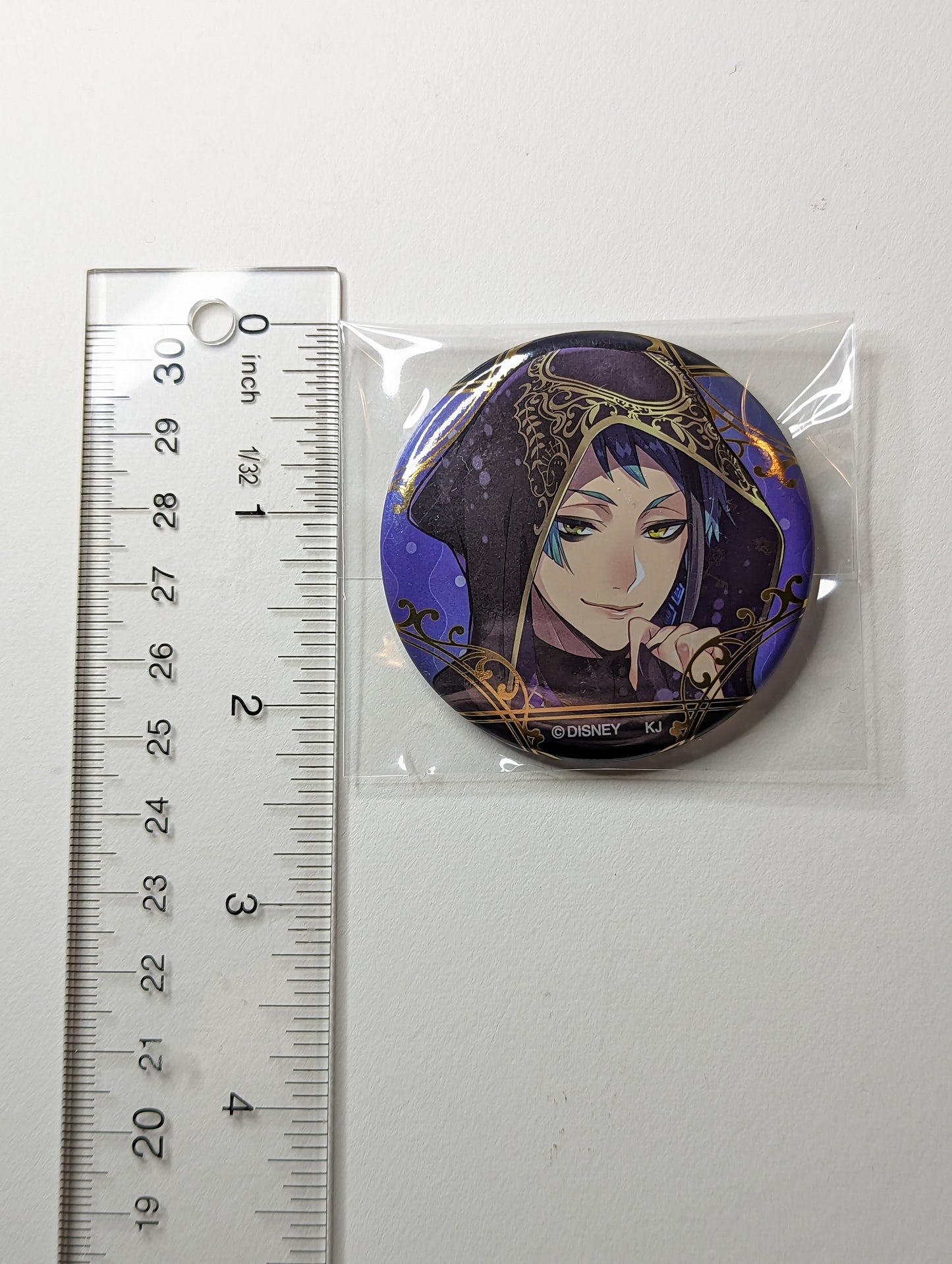Jade Leech Twisted Wonderland Can Badge