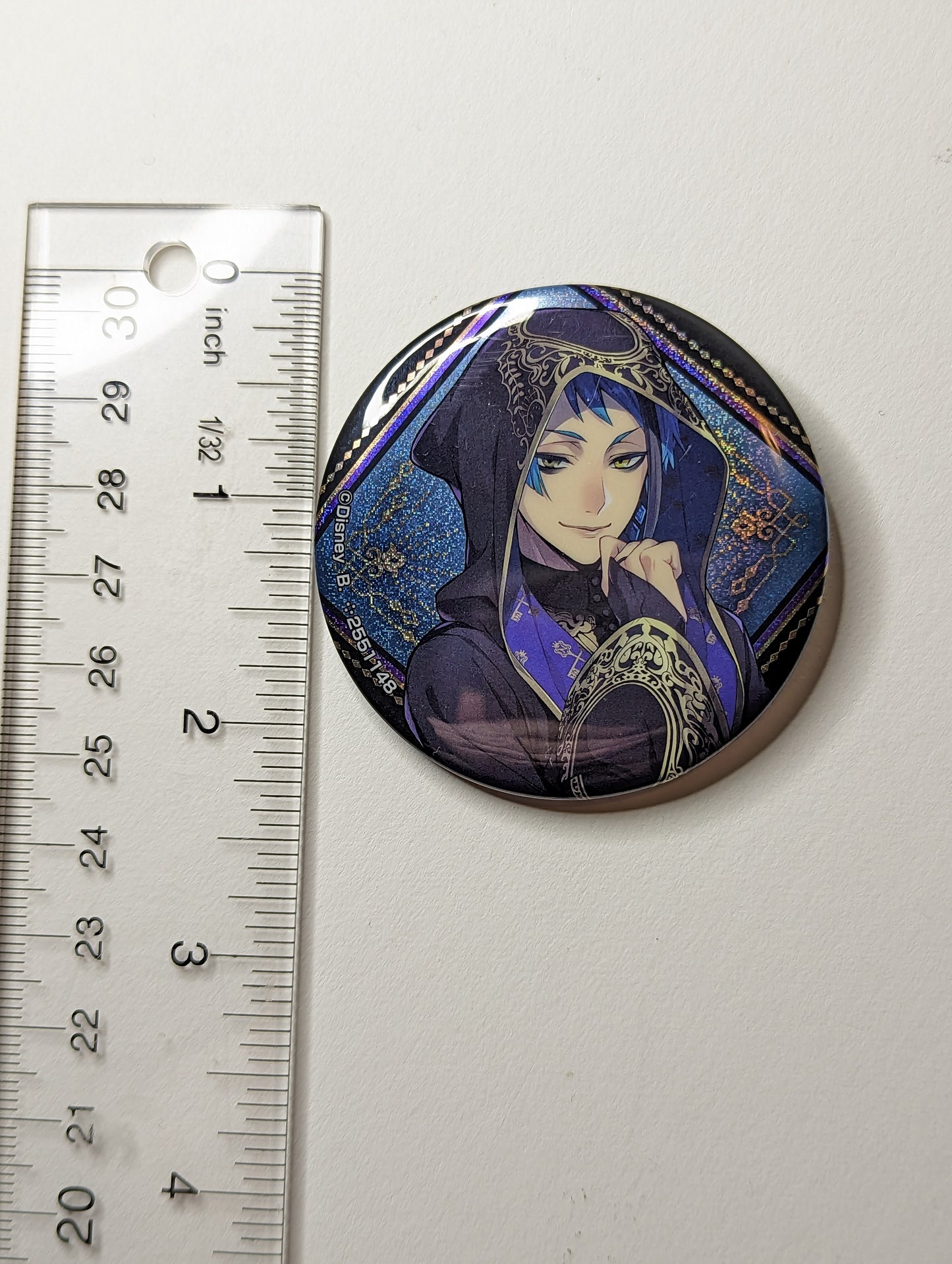 Jade Leech Twisted Wonderland Can Badge