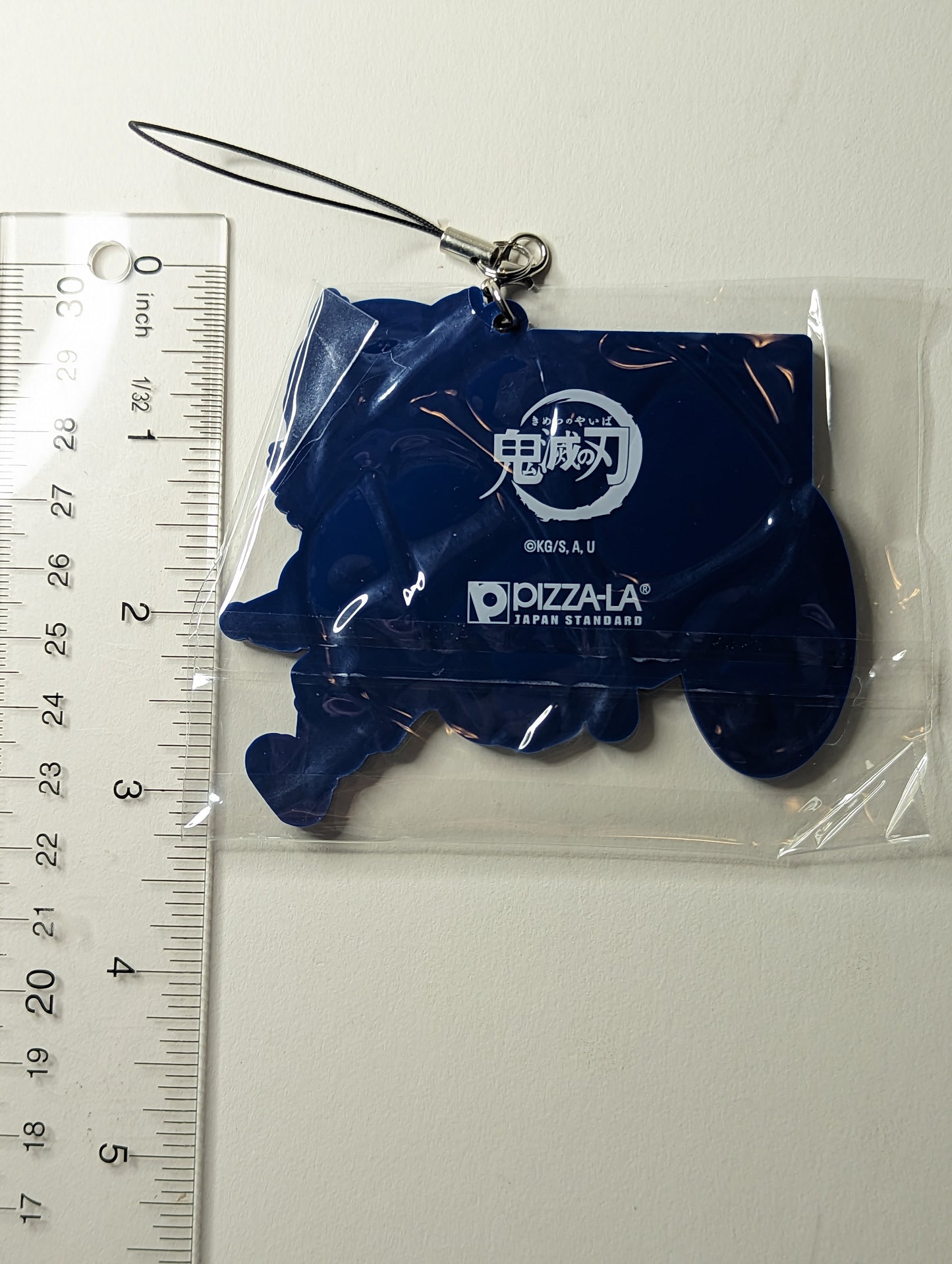 Inosuke Hashibira Pizza-La Demon Slayer Rubber Strap