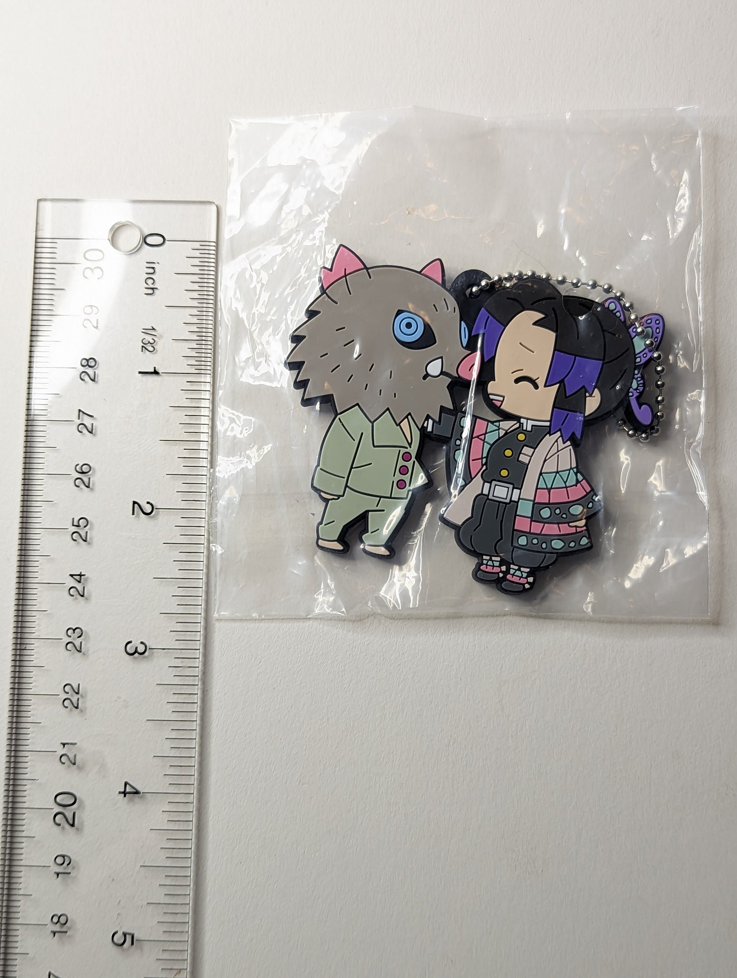 Inosuke Hashibira Shinobu Kocho Demon Slayer Rubber Strap