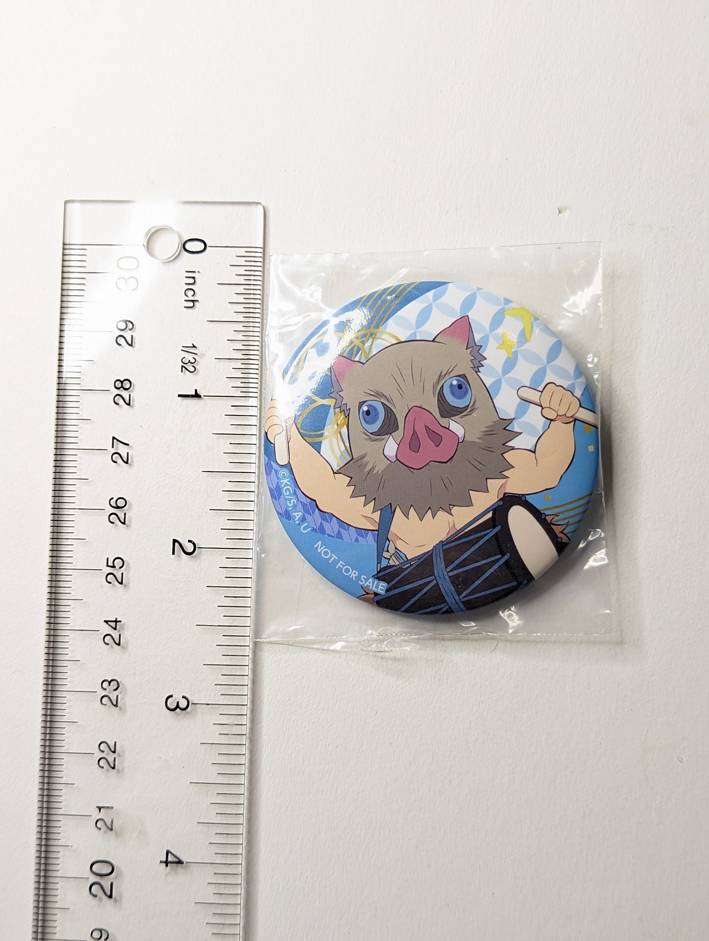 Inosuke Hashibira Demon Slayer Can Badge