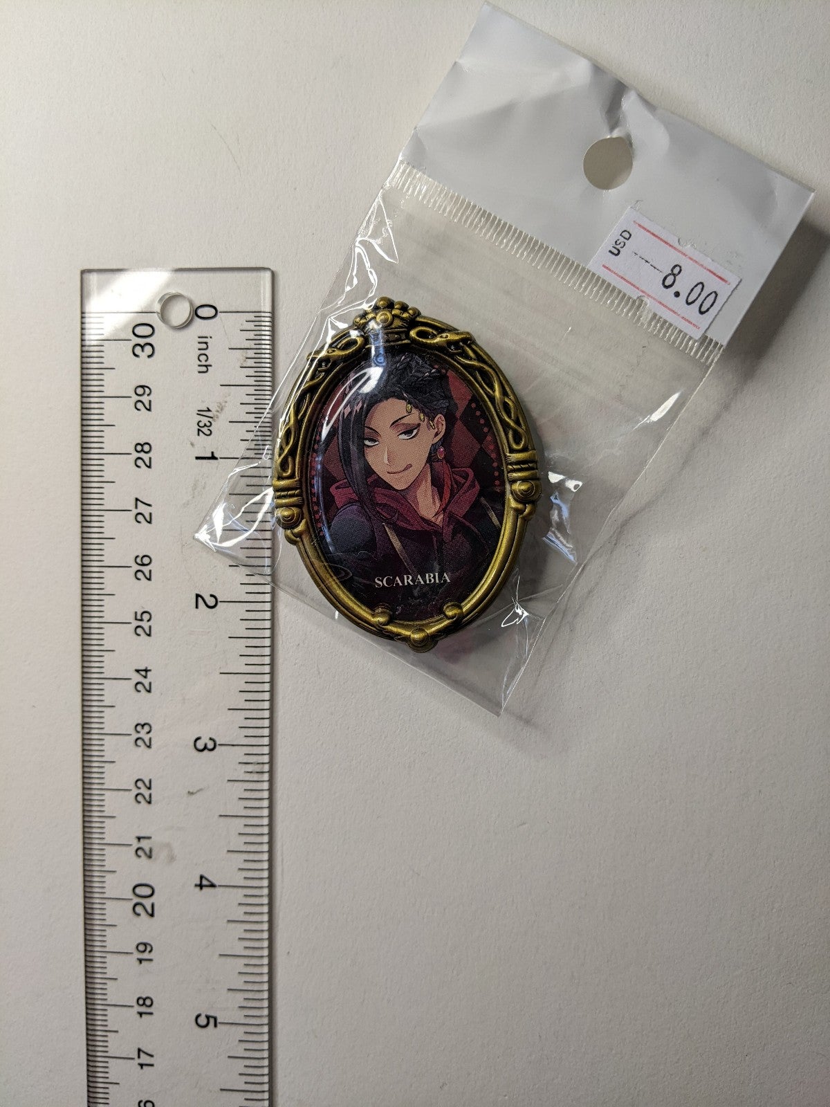 Jamil Viper Twisted Wonderland Metal Pin