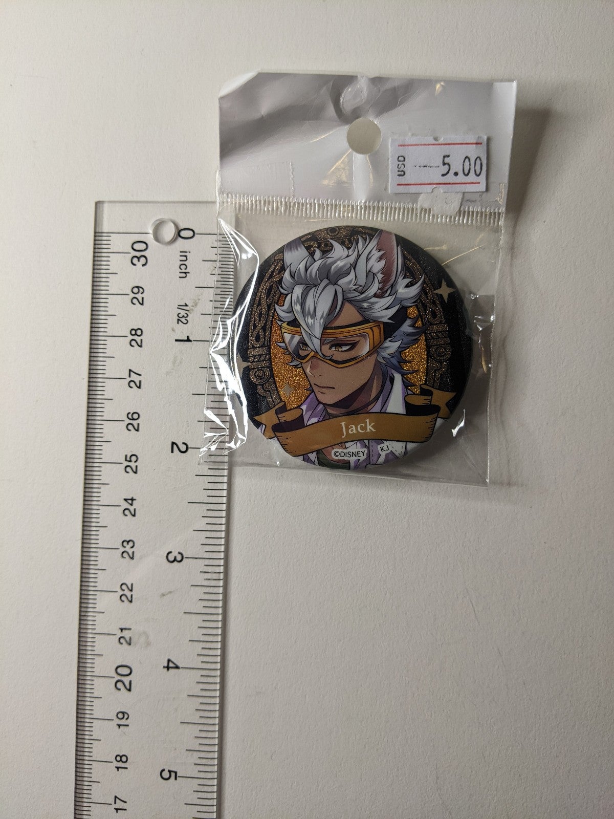 Jack Howl Twisted Wonderland Can Badge
