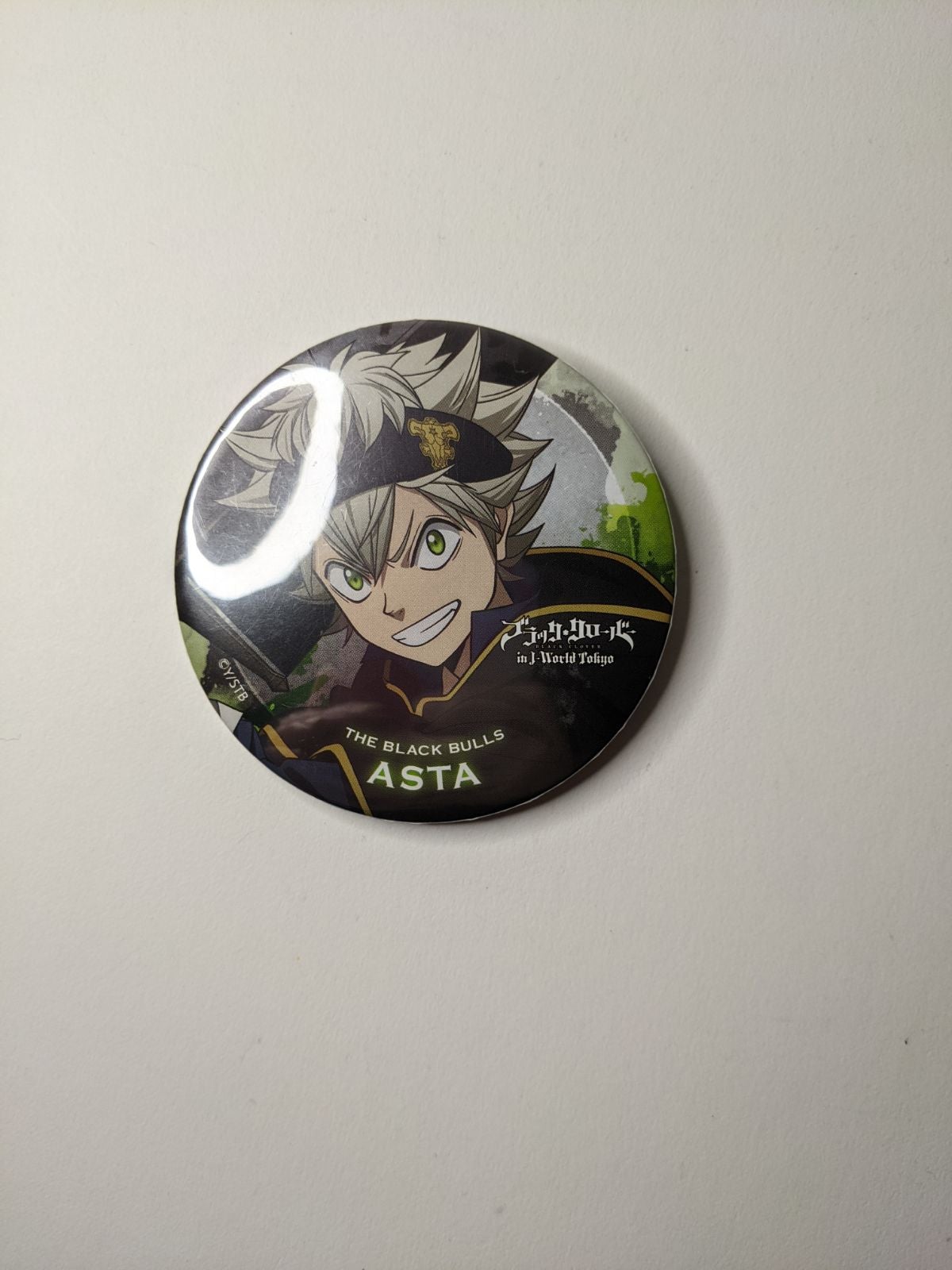 Asta Black Clover Can Badge