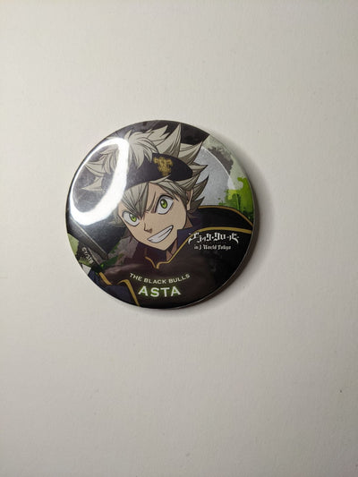 Asta Black Clover Can Badge