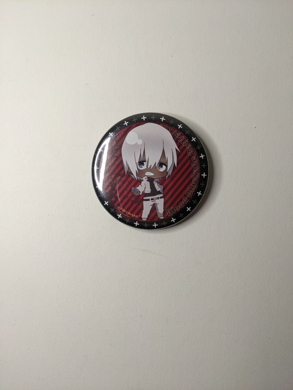 Zapp Renfro Kekkai Sensen Blood Blockade Battlefront Can Badge
