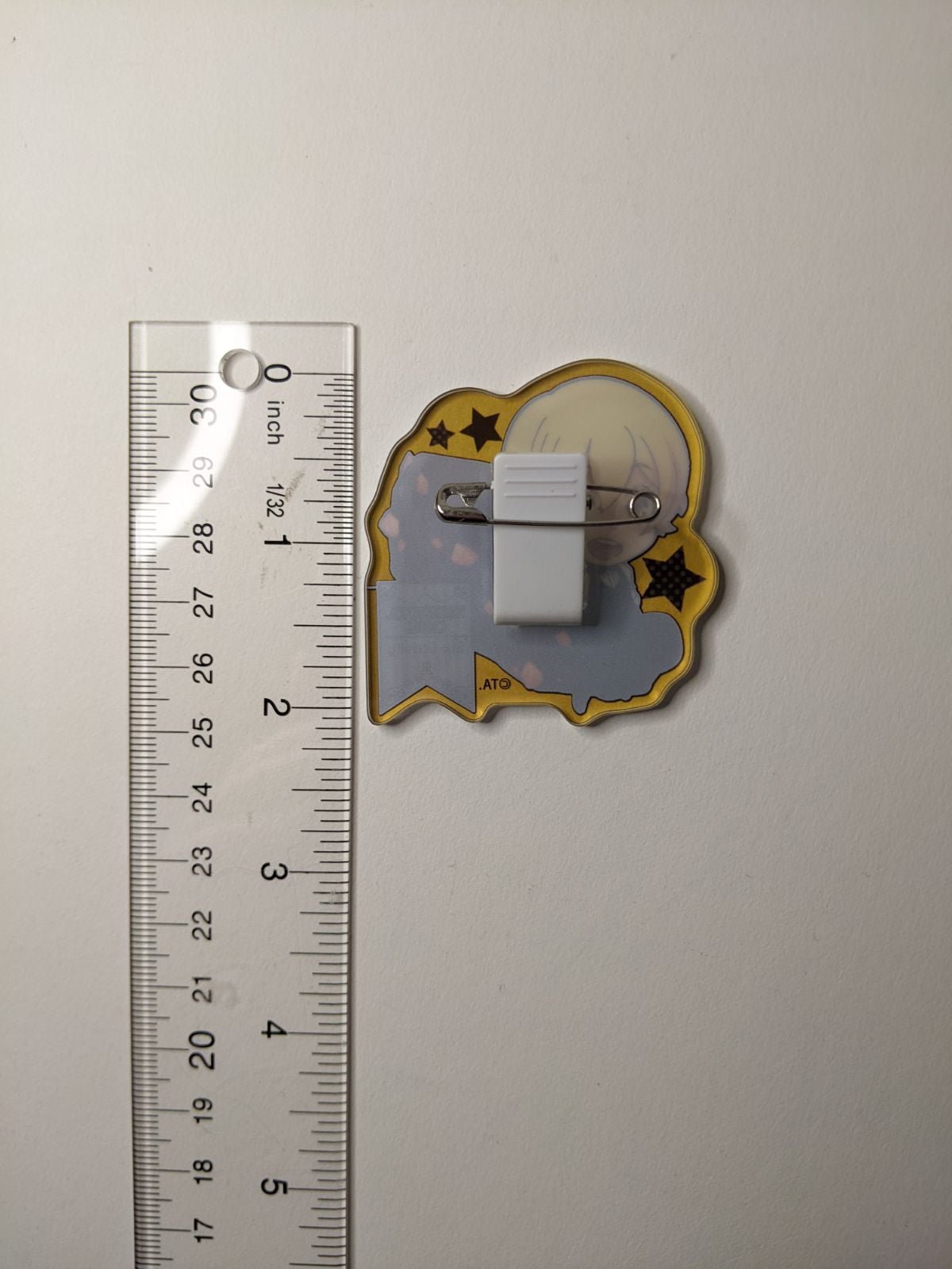 Kakeru Shiwasu Tsukiuta Cafe Acrylic Clip Badge