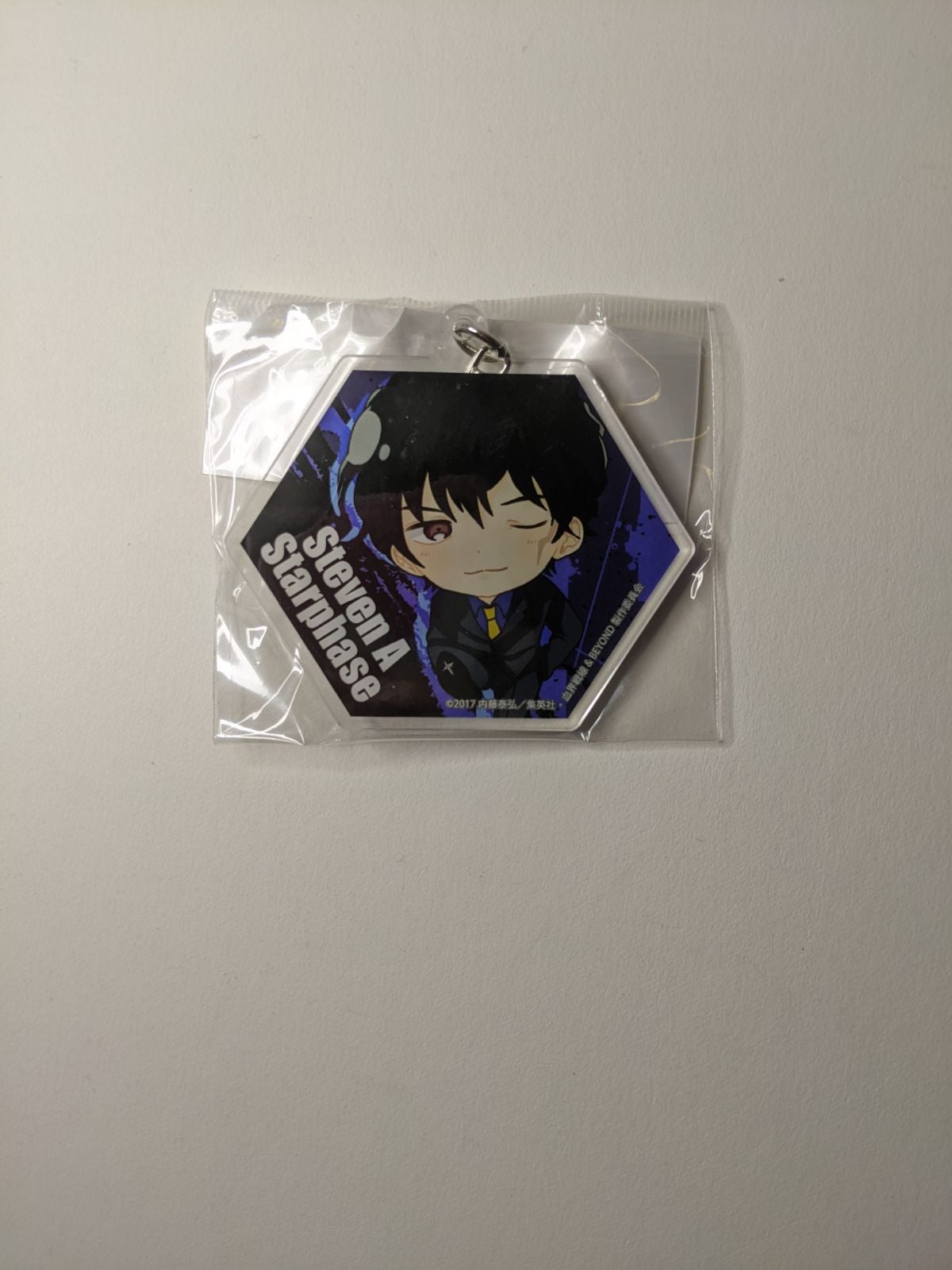 Steven A Starphase Kekkai Sensen Blood Blockade Battlefront Acrylic Keychain