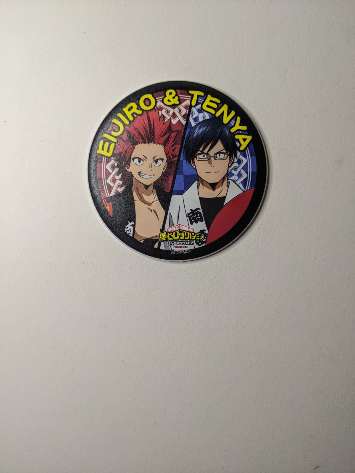 Tenya Iida Eijiro Kirishima My Hero Academia MHA BNHA Pin Magnet