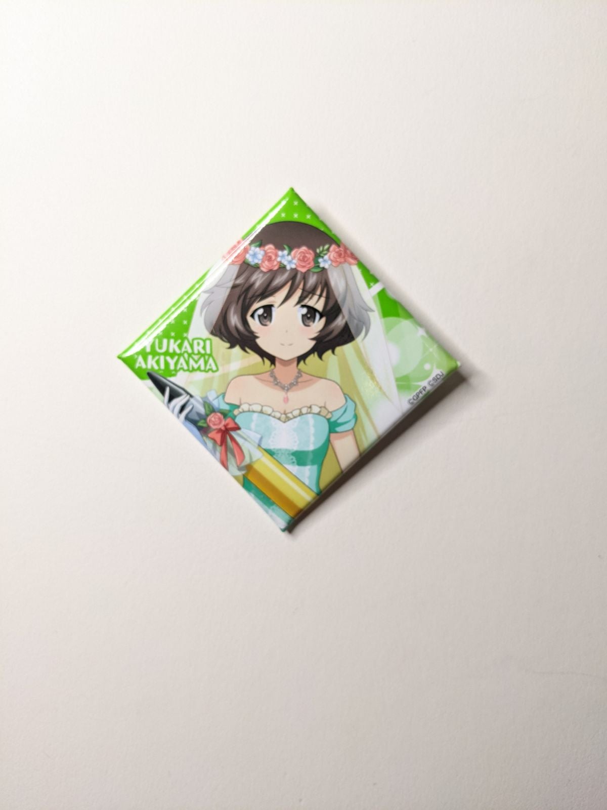 Yukari Akiyama Girls und Panzer Square Can Badge