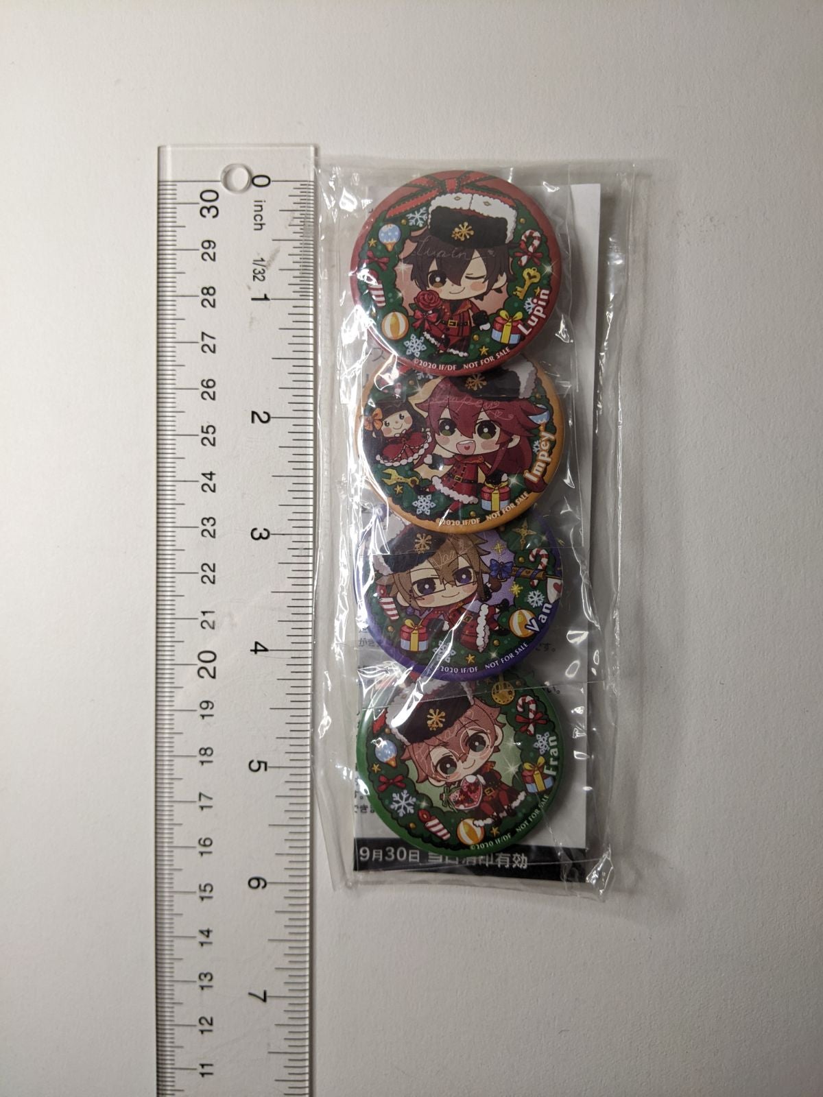 Victor Impey Abraham Arsene Code:Realize Wintertide Can Badges