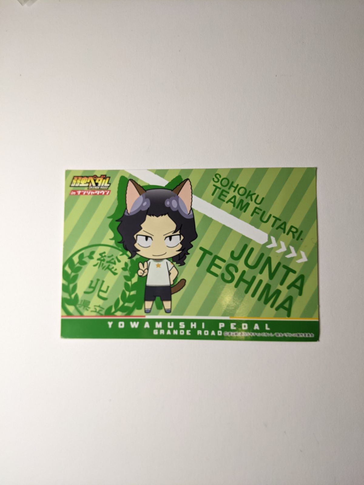 Junta Teshima Yowamushi Pedal Paper Good Postcard
