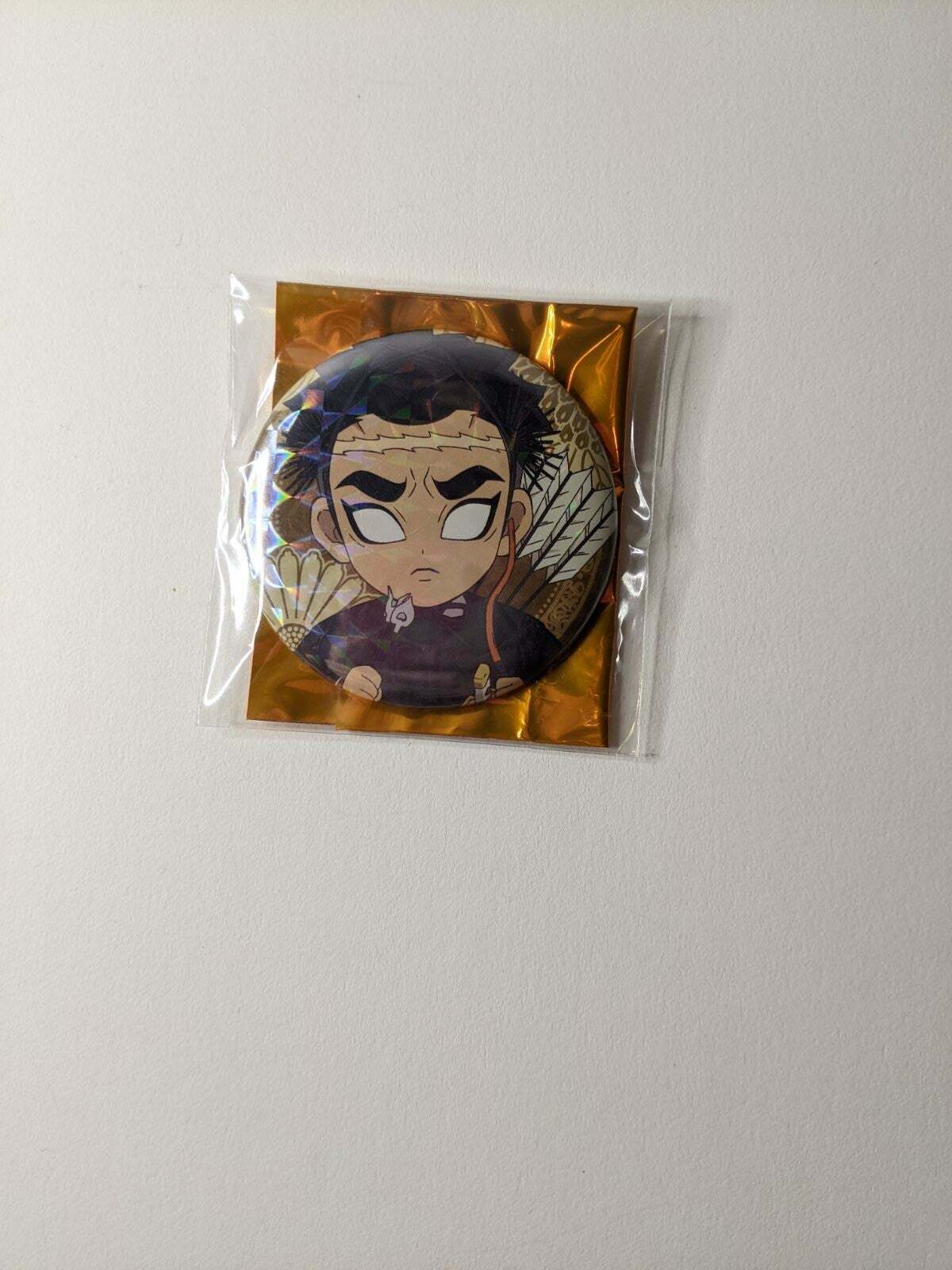 Gyomei Himejima Demon Slayer Kimetsu no Yaiba Holo Can Badge