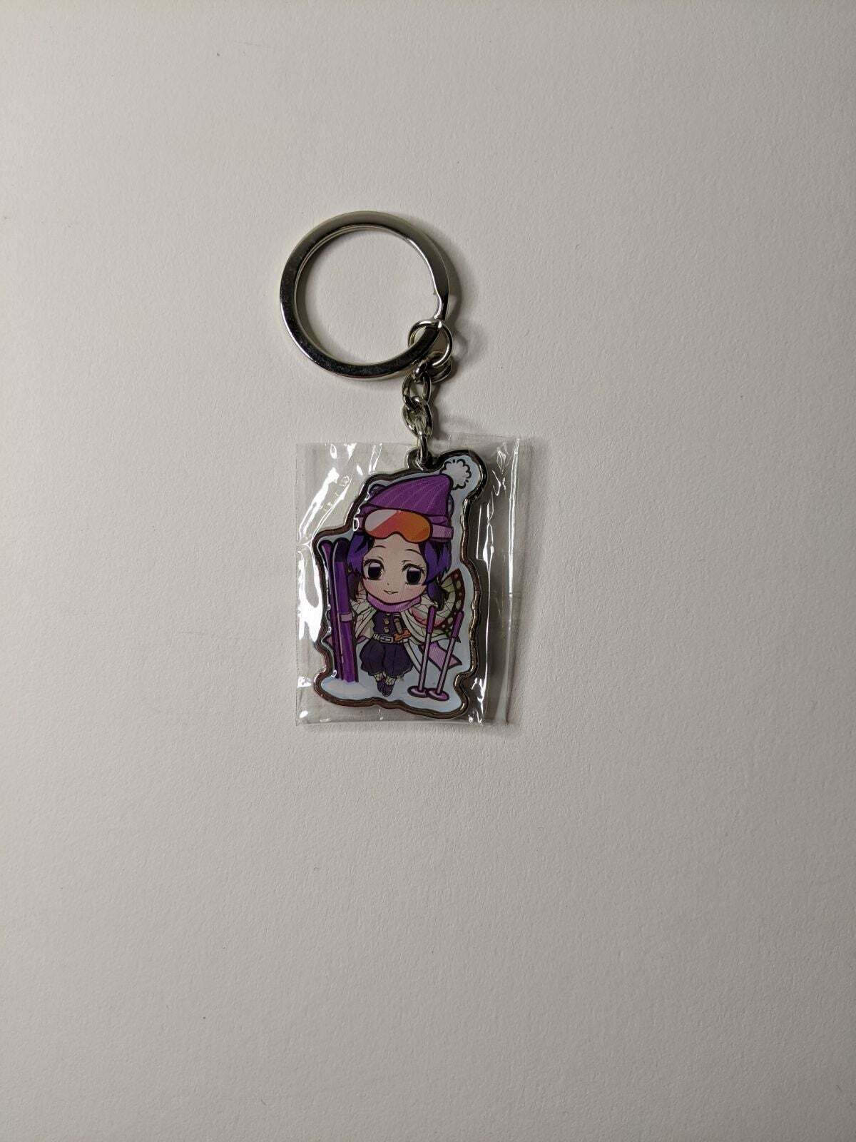 Shinobu Kocho Demon Slayer Kimetsu no Yaiba Metal Keychain