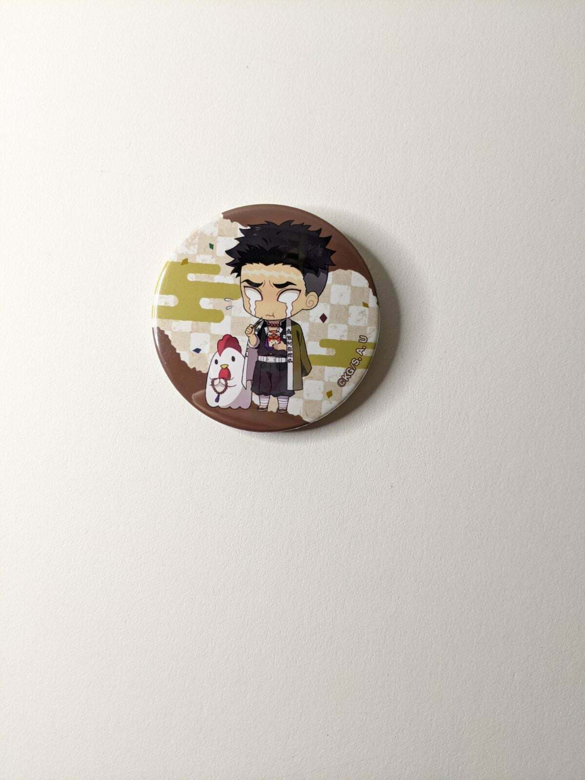 Gyomei Himejima Demon Slayer Kimetsu no Yaiba Can Badge