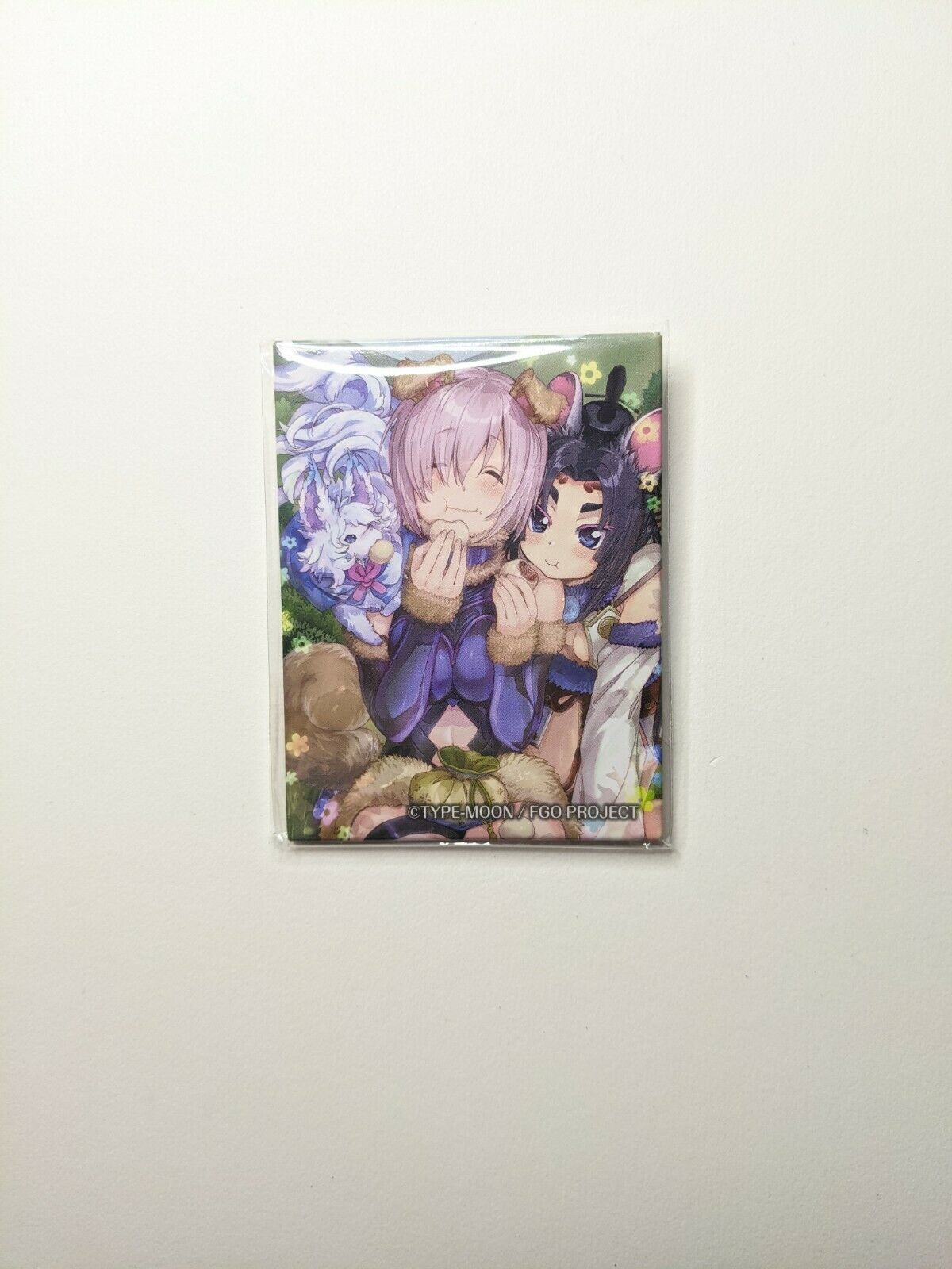 Mash Kyrielight Fou Ushiwakamaru Fate Grand Order FGO Lawson Rectangle Badge