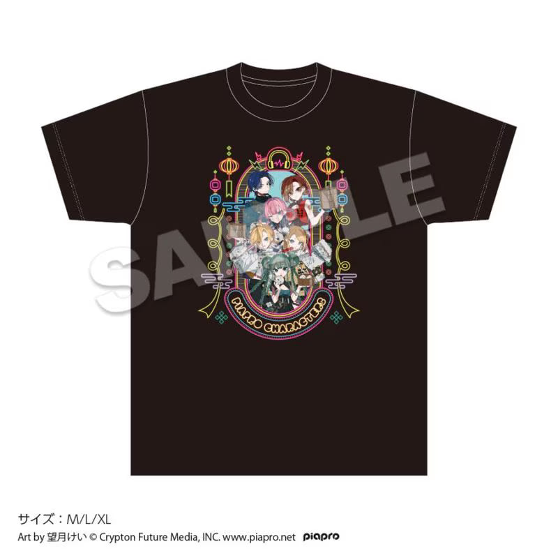 [PREORDER] Hatsune Miku Vocaloid x Tree Village Black T-Shirt