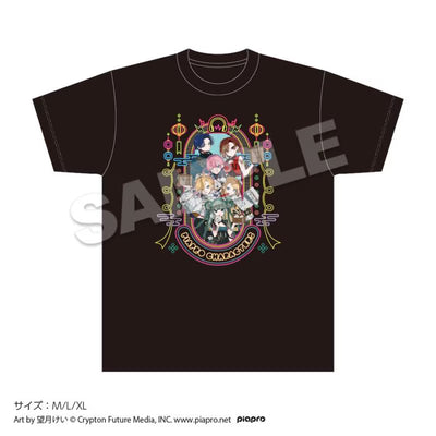 [PREORDER] Hatsune Miku Vocaloid x Tree Village Black T-Shirt