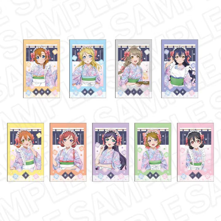 [PREORDER] u's Love Live x THE CHARA CAFÉ Tea House ver. Instant Photo Style Cards