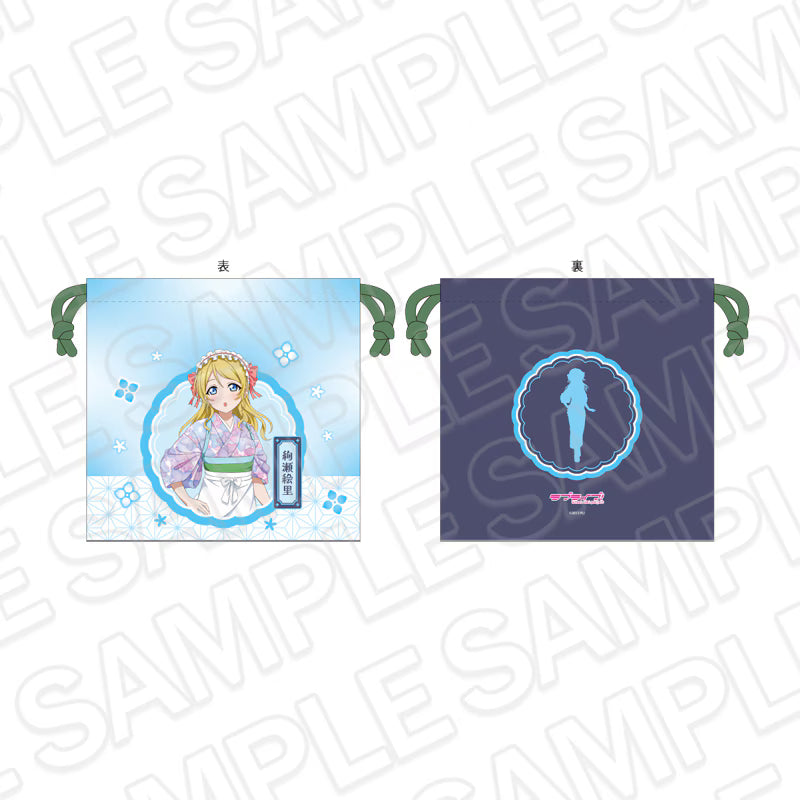 [PREORDER] u's Love Live x THE CHARA CAFÉ Tea House ver. Drawstring Bags