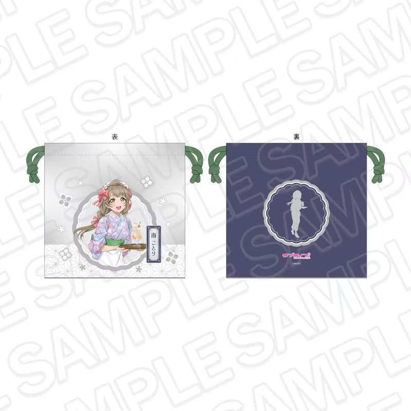 [PREORDER] u's Love Live x THE CHARA CAFÉ Tea House ver. Drawstring Bags