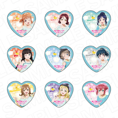 [PREORDER] Aqours Love Live! Sunshine!! Sauna Ver. Can Badges