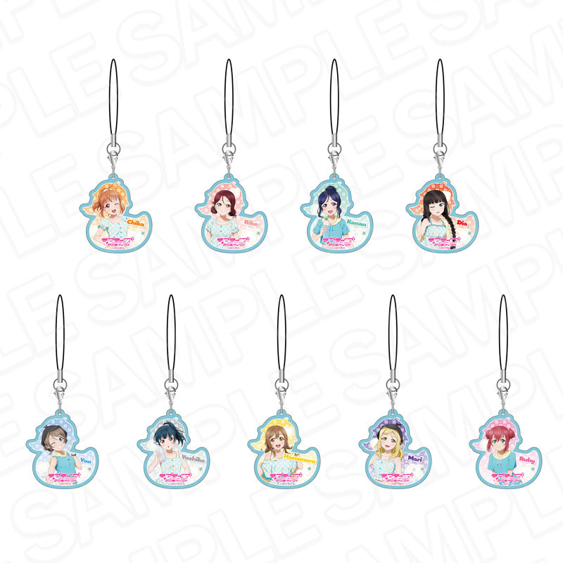 [PREORDER] Aqours Love Live! Sunshine!! Sauna Ver. Acrylic Charm Straps