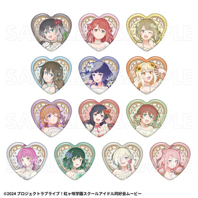 [PREORDER] Love Live Nijigasaki Flower Goddesses Ver. Heart Can Badges