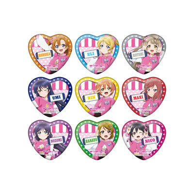 [PREORDER] u's Love Live Fan Fun Festival Heart Badge Blind Bags