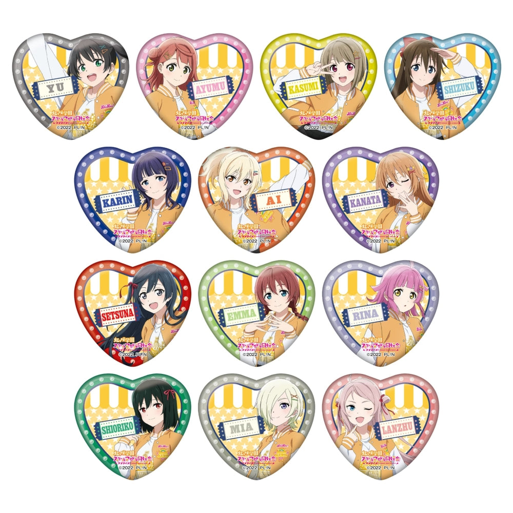 [PREORDER] Nijigasaki Love Live Fan Fun Festival Heart Badge Blind Bags