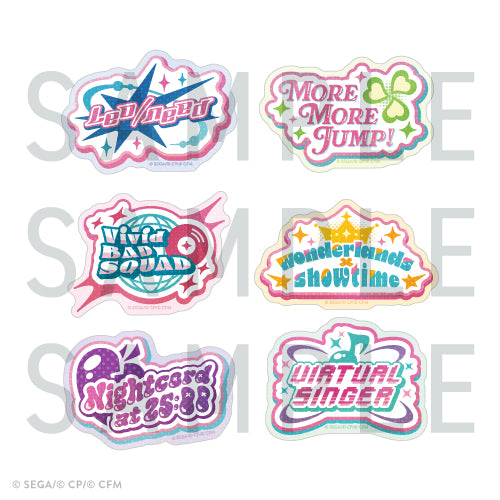 [PREORDER] Project Sekai Melopale Cafe Hologram Sticker Set