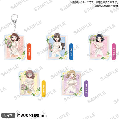 [PREORDER] Poppin'Party BanG Dream Flower Garden Acrylic Keychains