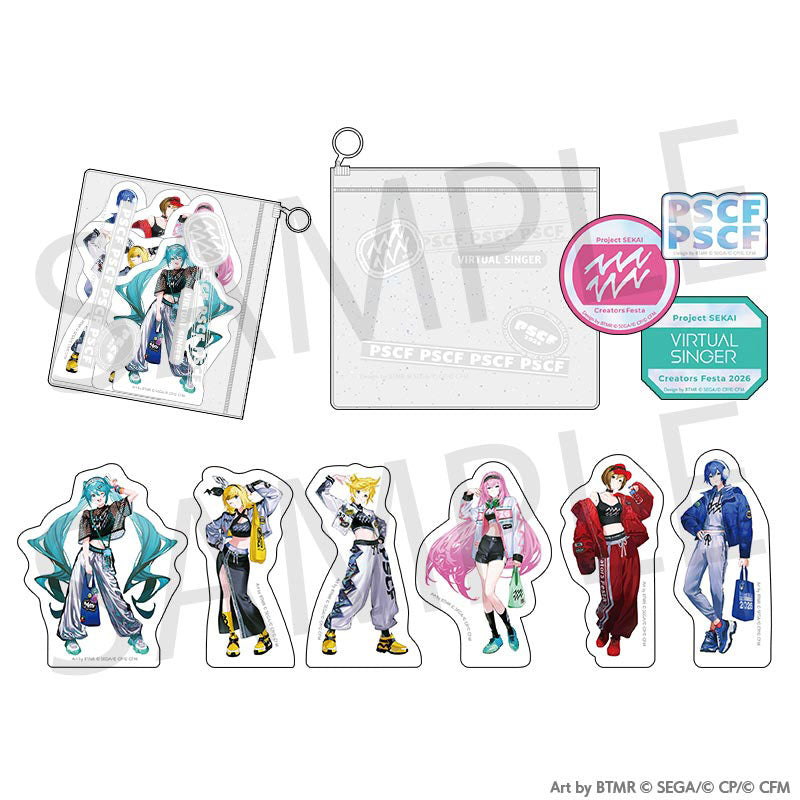 [PREORDER] Project Sekai Connect Live Creators Festa 2026 Sticker Set with Pouch