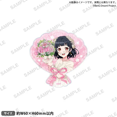 [PREORDER] Poppin'Party BanG Dream Flower Garden Acrylic Badges