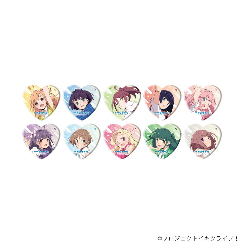 [PREORDER] Ikizu Love Live Bluebird POP UP SHOP Heart Can Badges