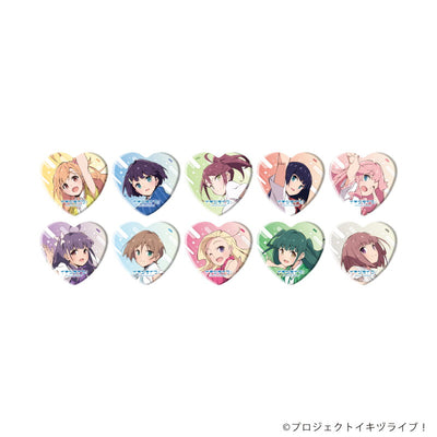 [PREORDER] Ikizu Love Live Bluebird POP UP SHOP Heart Can Badges