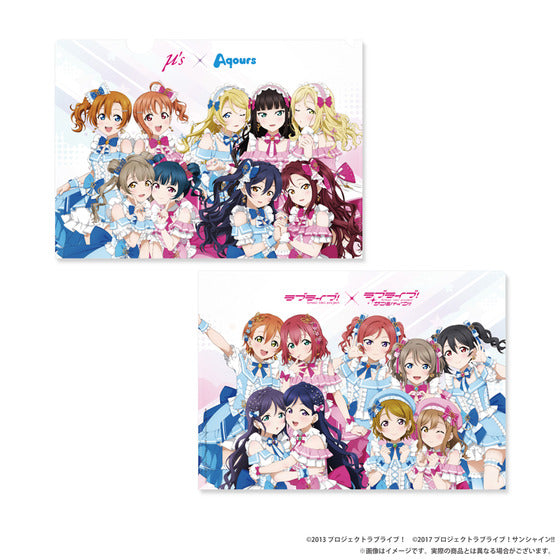 [PREORDER] Love Live u's x Aqours POP UP SHOP Clear File Set