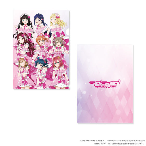 [PREORDER] Love Live u's x Aqours POP UP SHOP Clear File Set