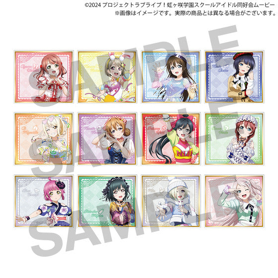 [PREORDER] Love Live Nijigasaki NIJIGAKU Monthly Songs♪ POP UP STORE Shikishi-style Acrylic Plates