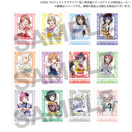 [PREORDER] Love Live Nijigasaki NIJIGAKU Monthly Songs♪ POP UP STORE Instant Photo-Style Card Blind Bags